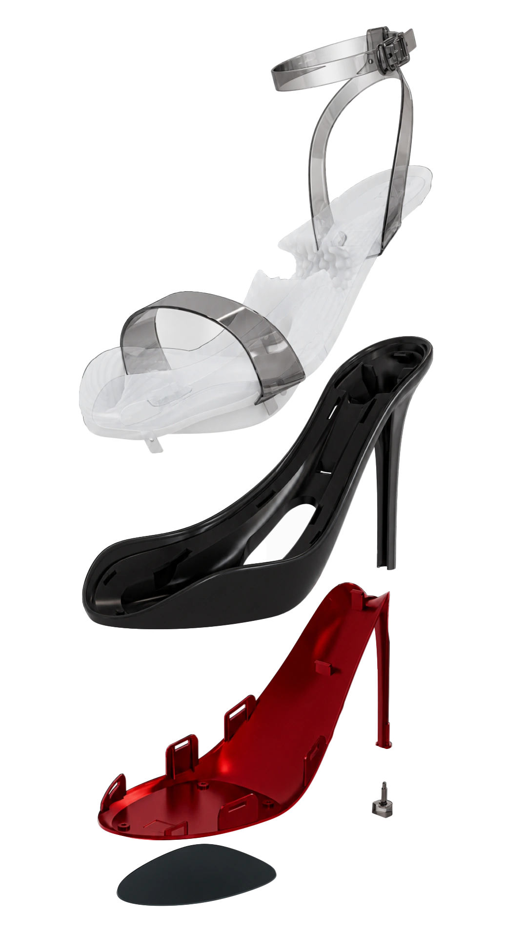Exploded view of the SolesFantasy structure