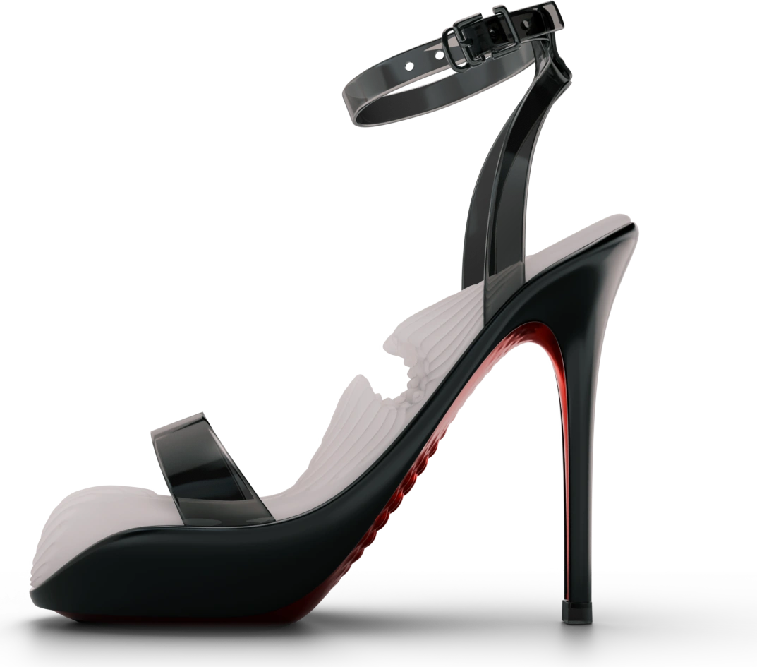 Side profile of a SolesFantasy Walpurgisnacht high heel