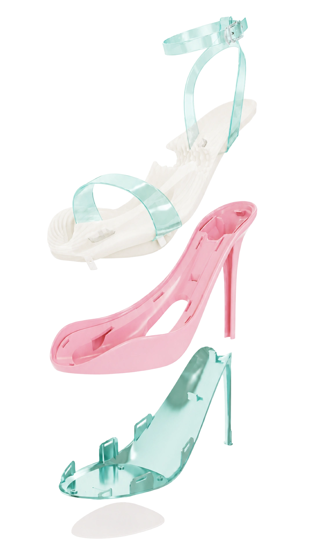 Exploded structural view of SolesFantasy