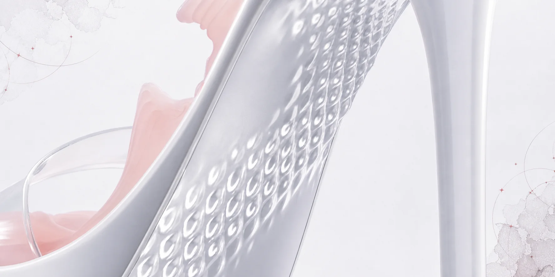 Virtuous Contract silver scale-texture outsole detail